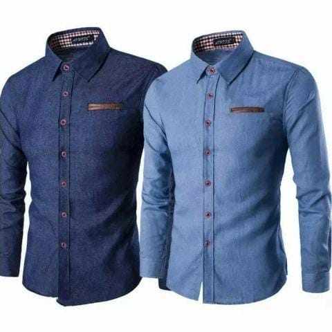 Men's Casual Slim Fit Stylish Long Sleeves Shirt BENNYS