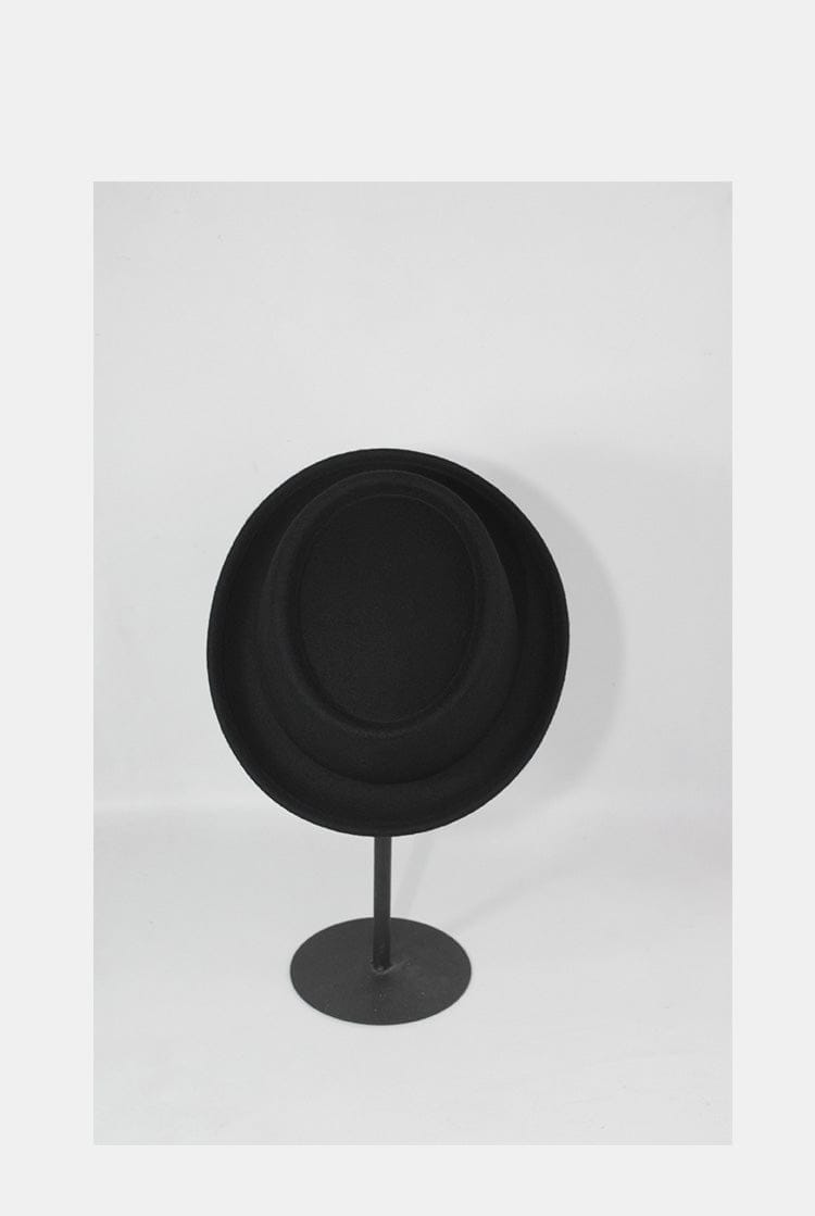 Men's Woolen  Hat With Curly Brim And Flat Top BENNYS
