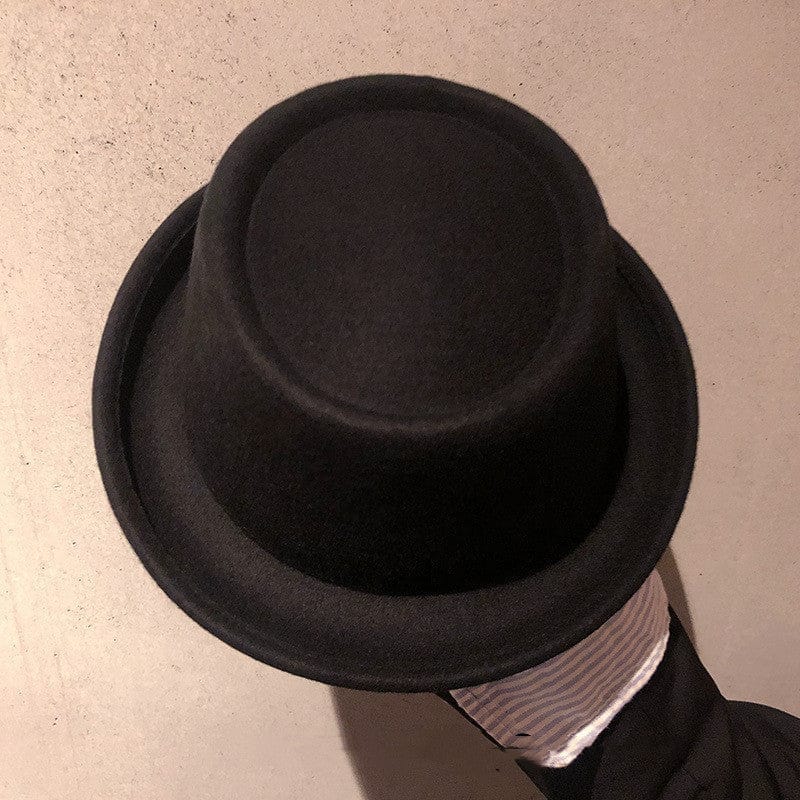 Men's Woolen  Hat With Curly Brim And Flat Top BENNYS