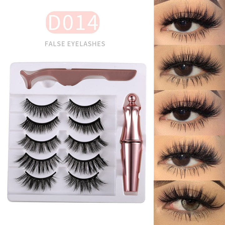 Mink Eyelashes Magnetic Eyelashes 5 Pairs Of Magnets BENNYS