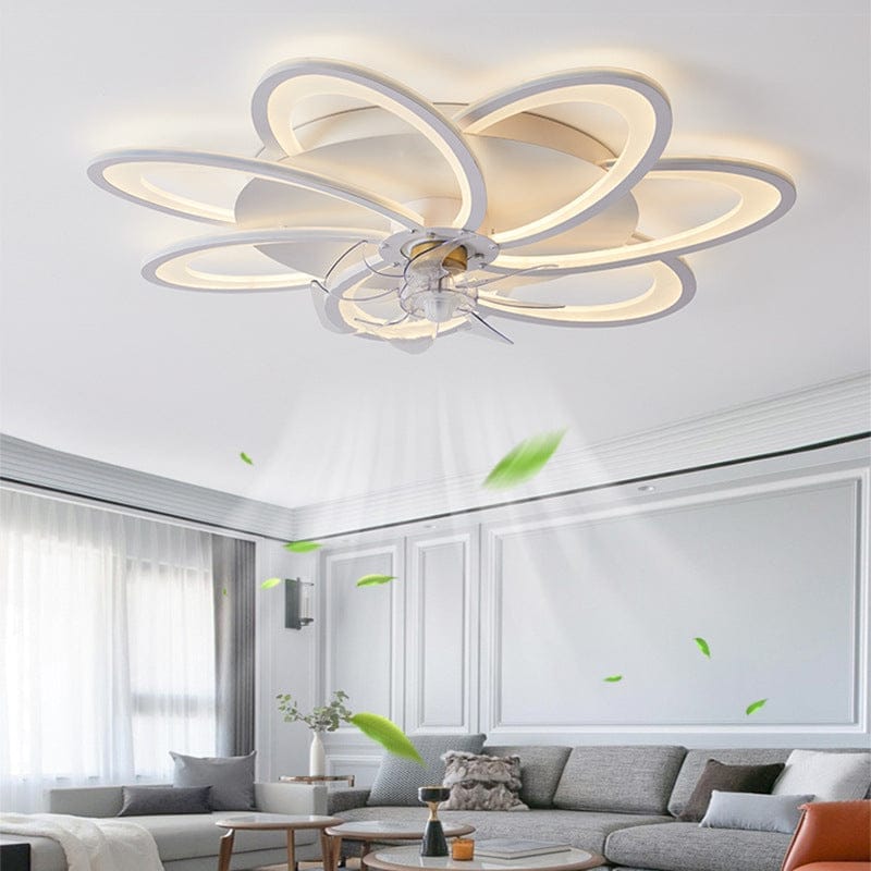 Modern Minimalist Living Room Fan Lamp Nordic Atmosphere BENNYS
