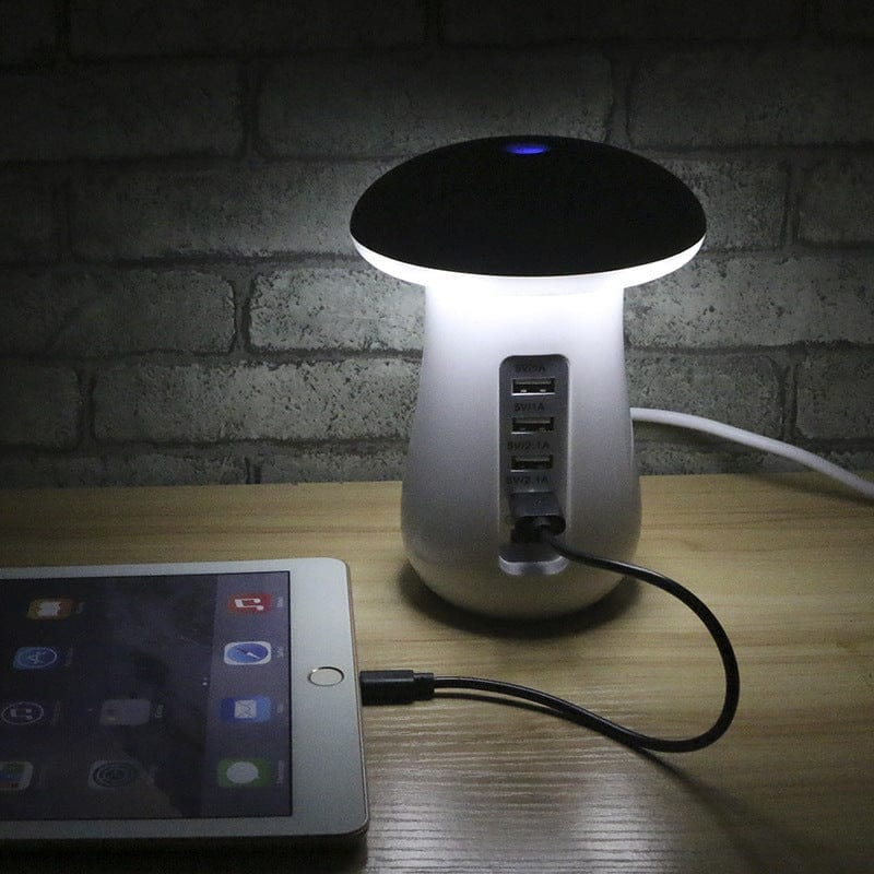 Mushroom Lamp LED Lamp Holder USB Charger BENNYS