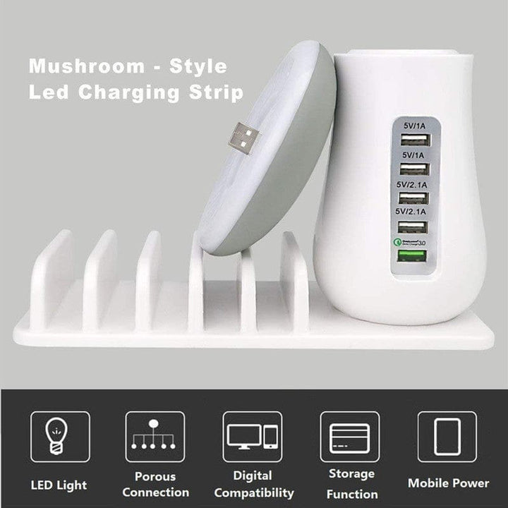 Mushroom Lamp LED Lamp Holder USB Charger BENNYS