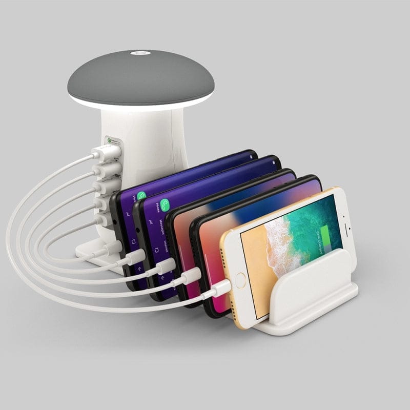 Mushroom Lamp LED Lamp Holder USB Charger BENNYS