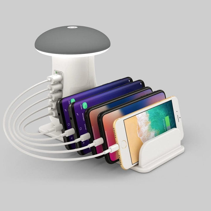 Mushroom Lamp LED Lamp Holder USB Charger BENNYS