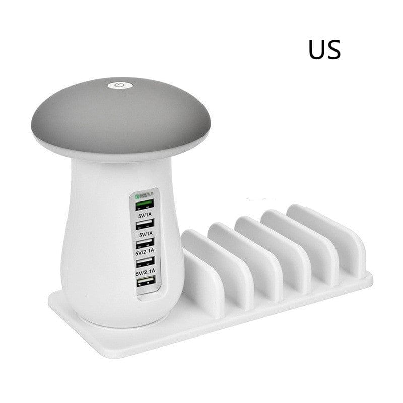Mushroom Lamp LED Lamp Holder USB Charger BENNYS