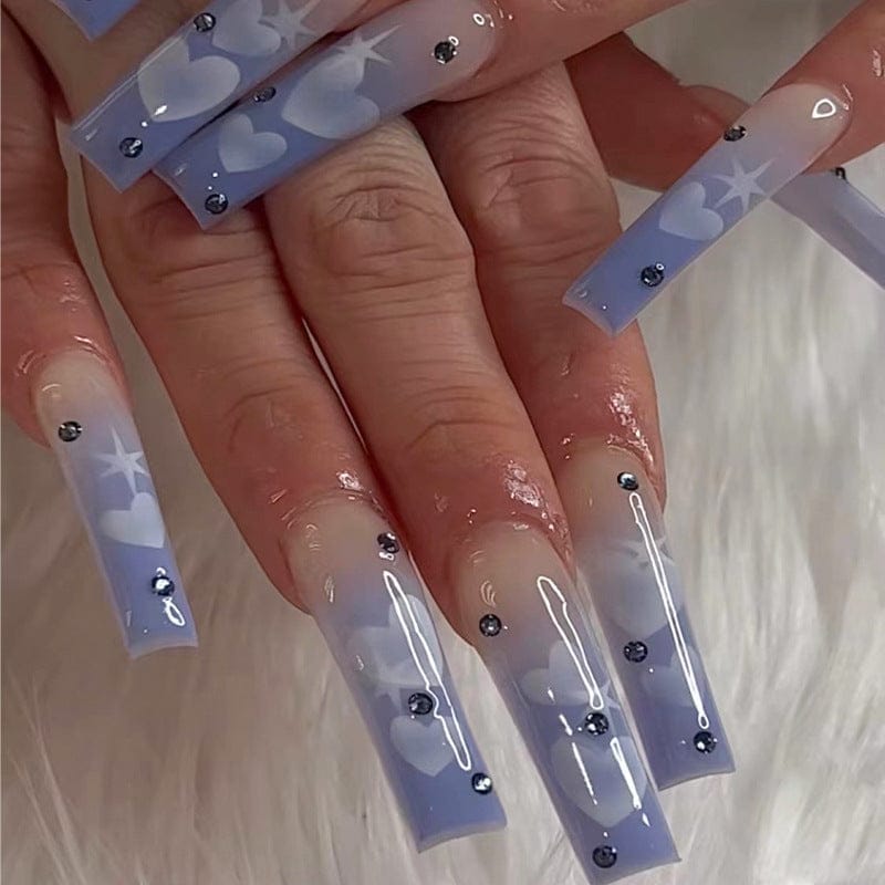 Nail Stickers Peach Heart Nail Tip BENNYS