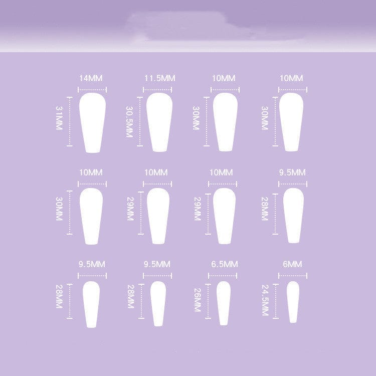 Nail Stickers Peach Heart Nail Tip BENNYS