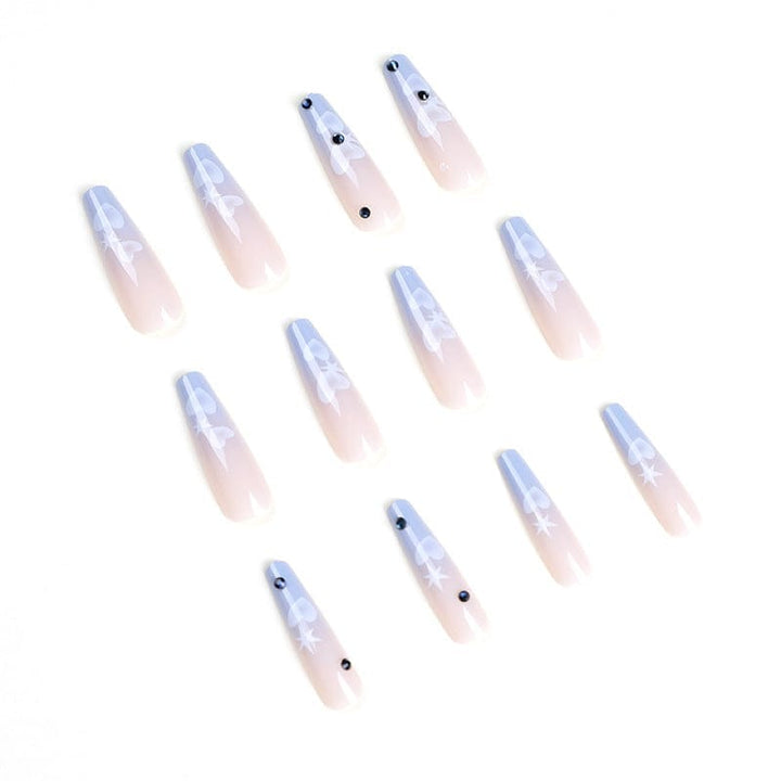 Nail Stickers Peach Heart Nail Tip BENNYS