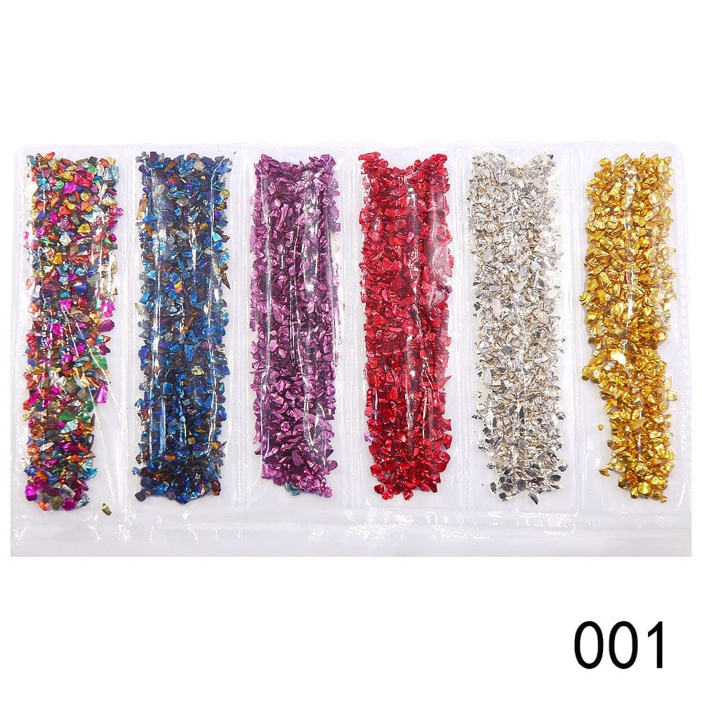 Nail Supplies Glass Fragments Nails Accessories BENNYS