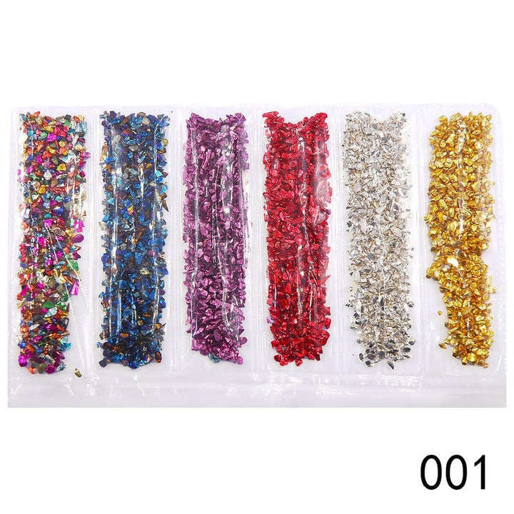 Nail Supplies Glass Fragments Nails Accessories BENNYS
