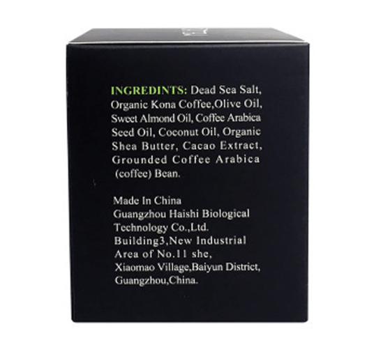 Natural Exfoliating Coffee Scrub BENNYS