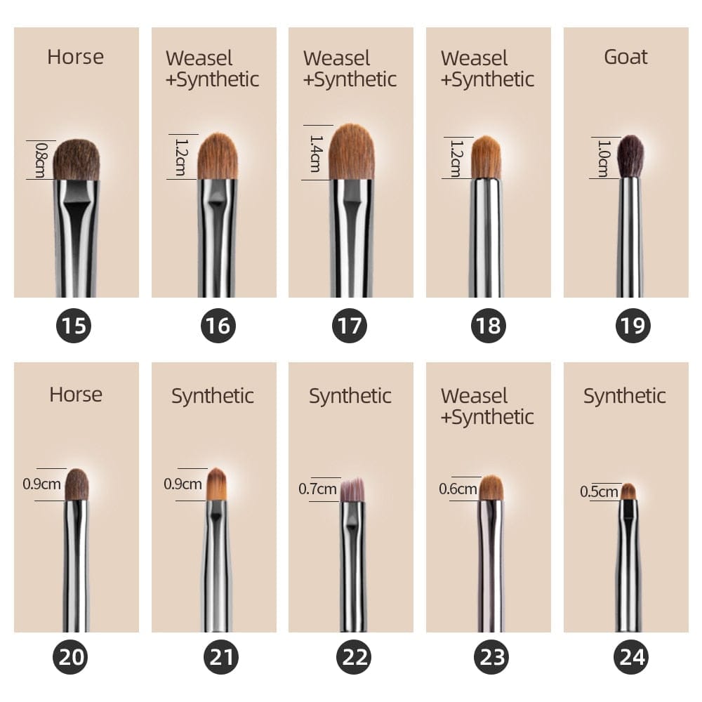 Natural  Eyeshadow Professional Makeup Brushes BENNYS
