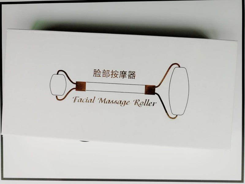 Natural Powder Crystal Jade Roller Beauty Face-lifting Double-head Massager BENNYS