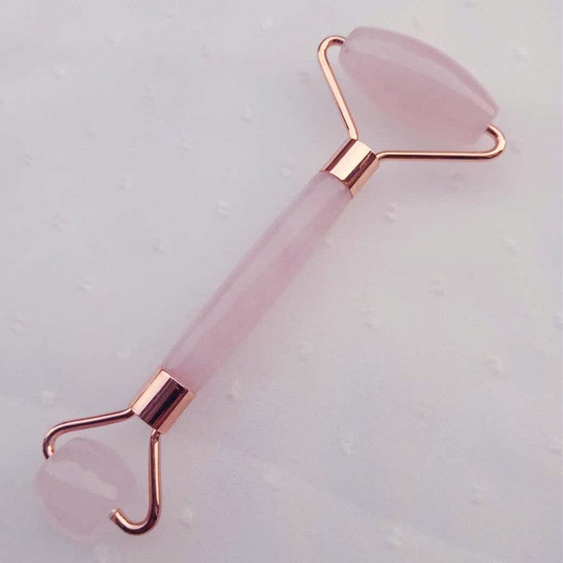 Natural Powder Crystal Jade Roller Beauty Face-lifting Double-head Massager BENNYS