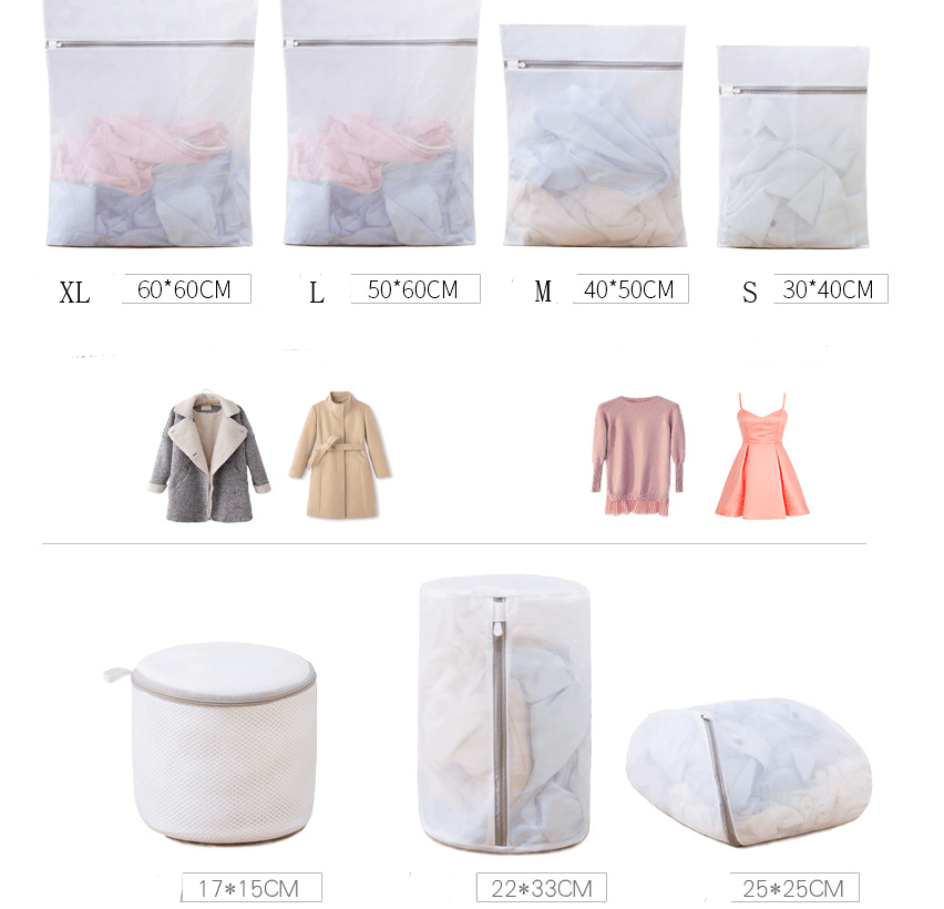 Net underwear laundry bag anti-deformation bra nursing special fine mesh coarse net hotel wash bag set BENNYS