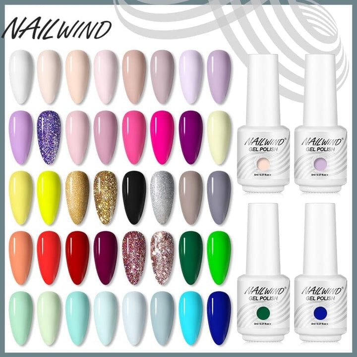 New 40 Colors 8ml Nice Soak Off Nail Gel BENNYS