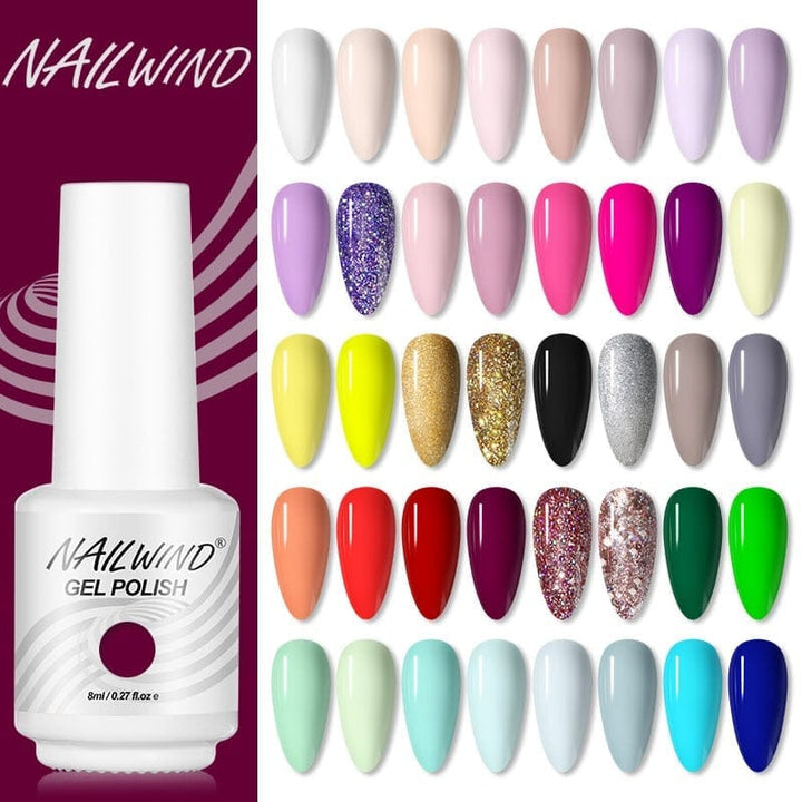New 40 Colors 8ml Nice Soak Off Nail Gel BENNYS