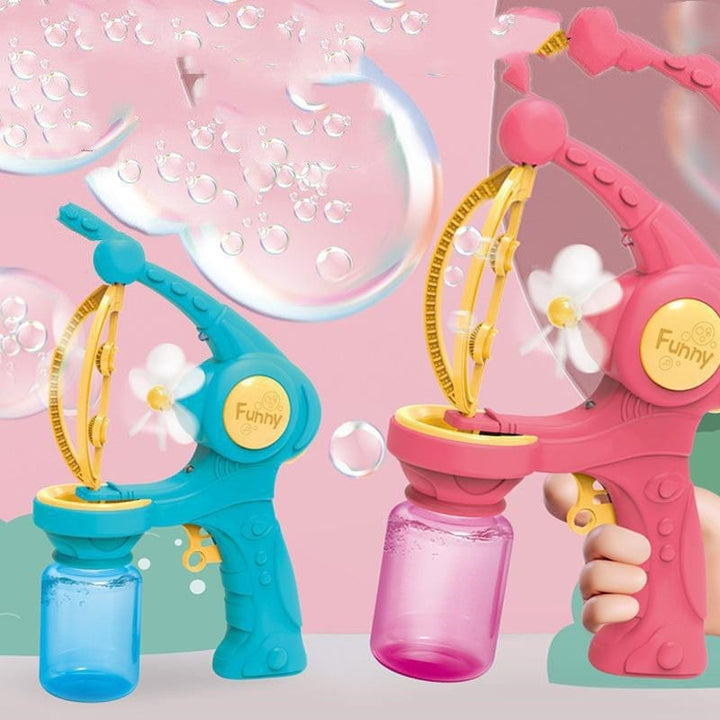 New Children's Electric Bubble Machine Toys Fully Automatic Bubble Porous BENNYS