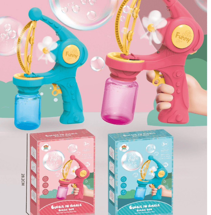 New Children's Electric Bubble Machine Toys Fully Automatic Bubble Porous BENNYS