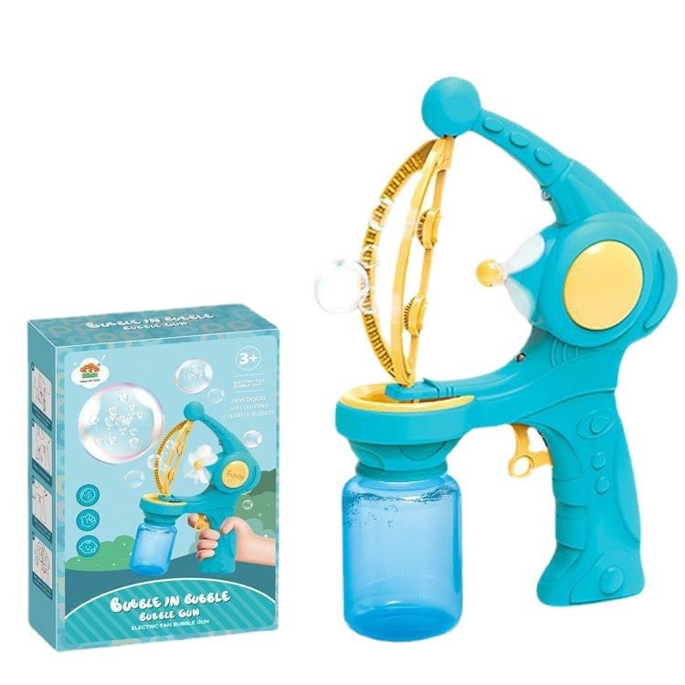 New Children's Electric Bubble Machine Toys Fully Automatic Bubble Porous BENNYS