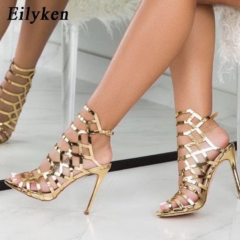 Open toe gladiator outlet heels