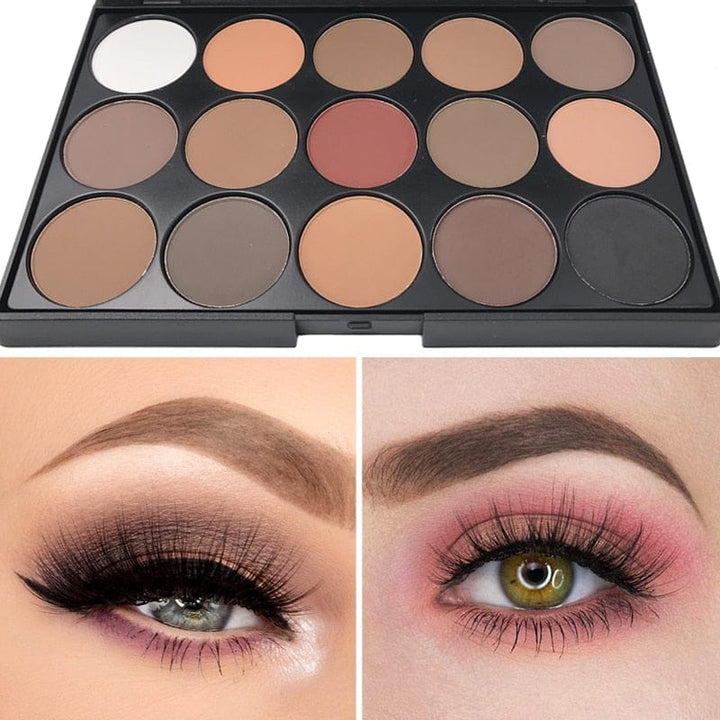 New Fashion 15 Colors Eye Shadow Makeup Shimmer Matte BENNYS