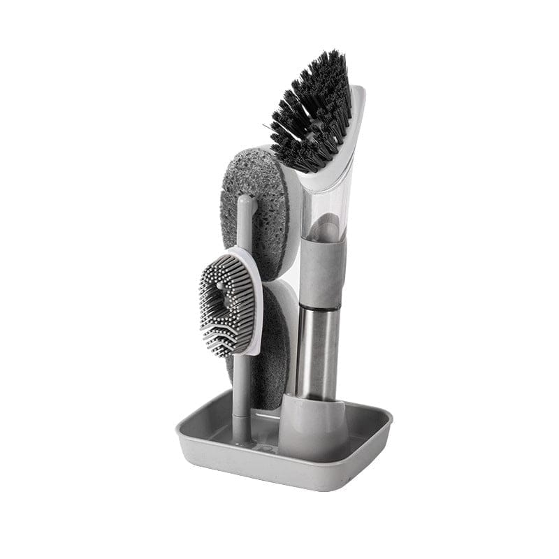 New Multifunctional Dish Brush Household Kitchen Oily Sponge Long Handle Cleaning Brush BENNYS