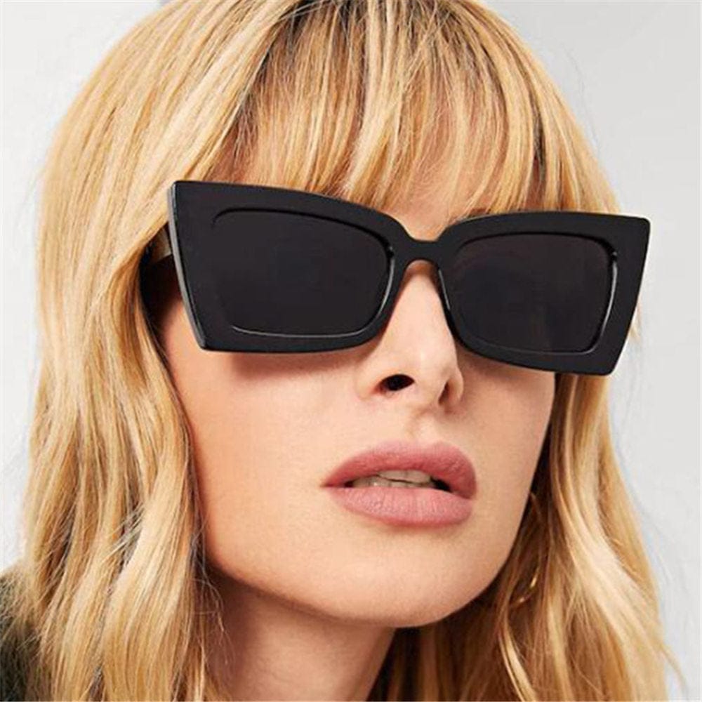 branded cat eye sunglasses