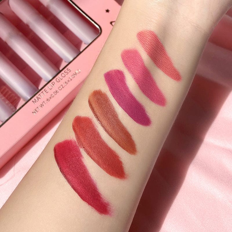 Non-stick Cup Non-fading Matte Velvet Lip Gloss Set BENNYS