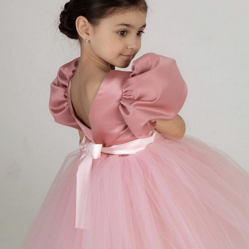 Princess Dress Sequin Lace Tulle Wedding Party Tutu Dress BENNYS