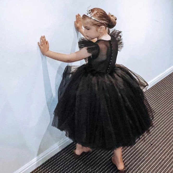 Princess Dress Sequin Lace Tulle Wedding Party Tutu Dress BENNYS