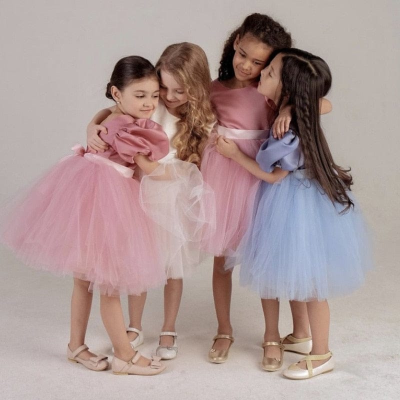 Princess Dress Sequin Lace Tulle Wedding Party Tutu Dress BENNYS