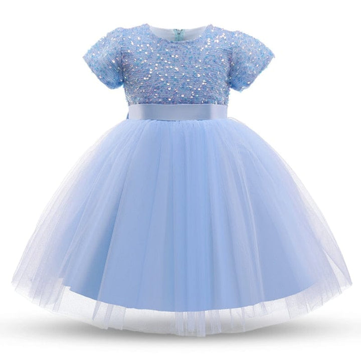 Princess Dress Sequin Lace Tulle Wedding Party Tutu Dress BENNYS