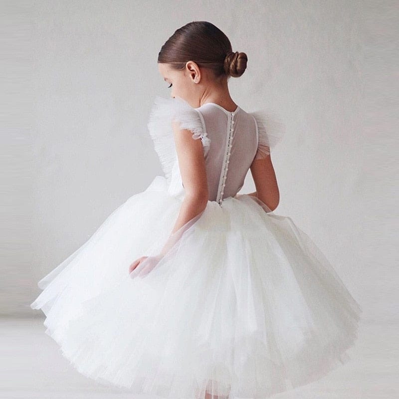 Princess Dress Sequin Lace Tulle Wedding Party Tutu Dress BENNYS