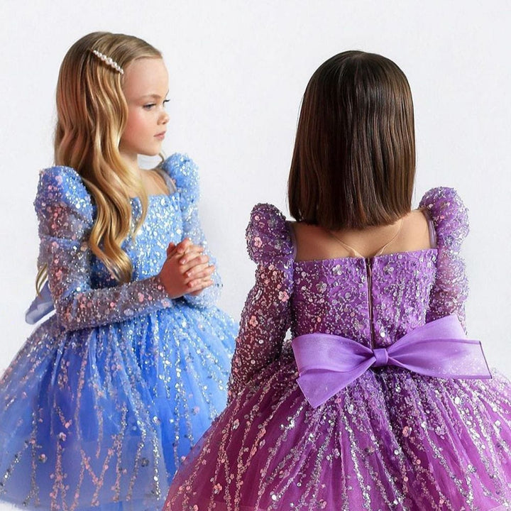 Puffy Shining Flower Girl Dress Pretty Girl Dress Princess Dress BENNYS