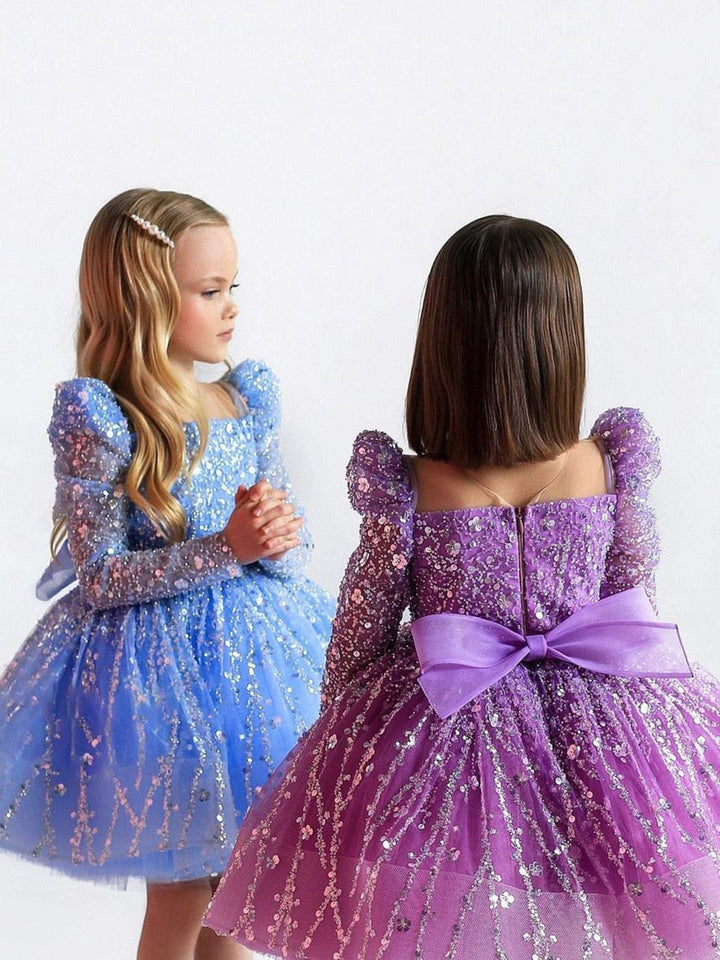 Puffy Shining Flower Girl Dress Pretty Girl Dress Princess Dress BENNYS