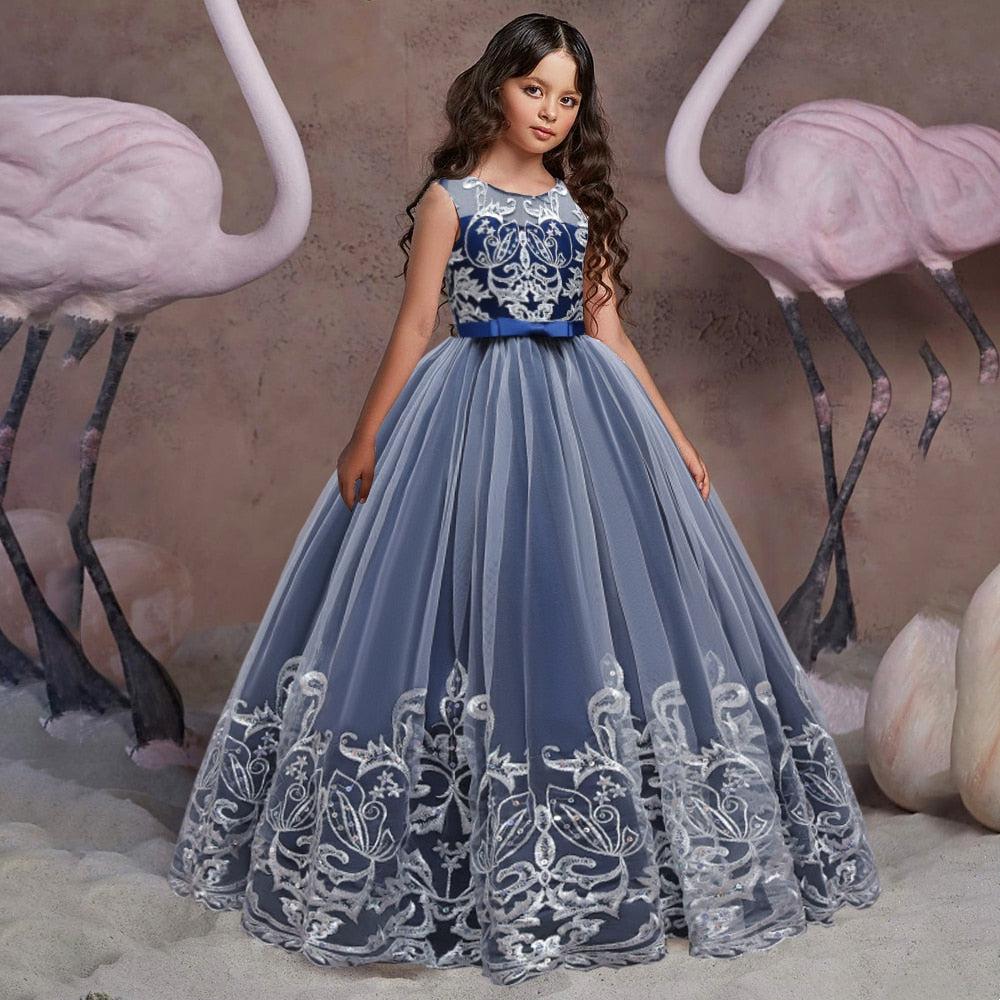 Puffy Tulle Lace Flower Girl  And Christening Dress BENNYS
