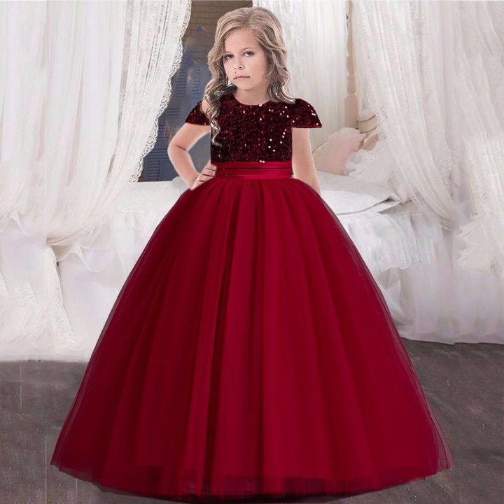 Puffy Tulle Lace Flower Girl  And Christening Dress BENNYS