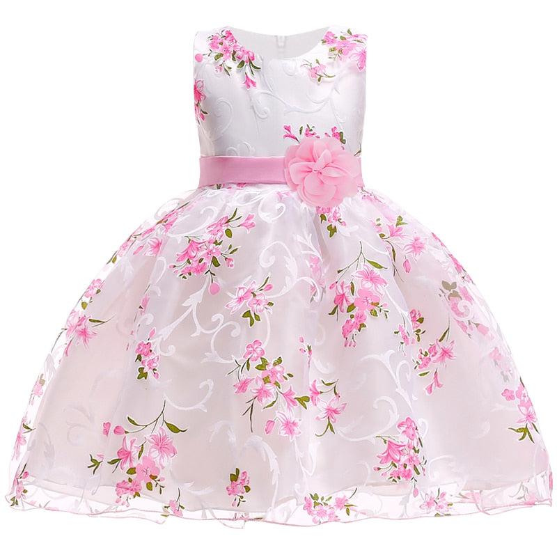 Puffy Tulle Lace Flower Girl  And Christening Dress BENNYS