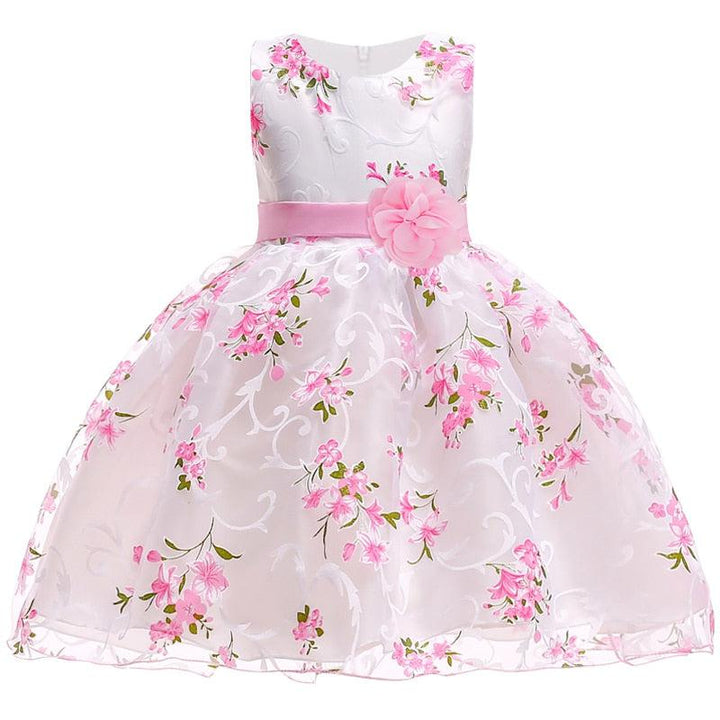 Puffy Tulle Lace Flower Girl  And Christening Dress BENNYS