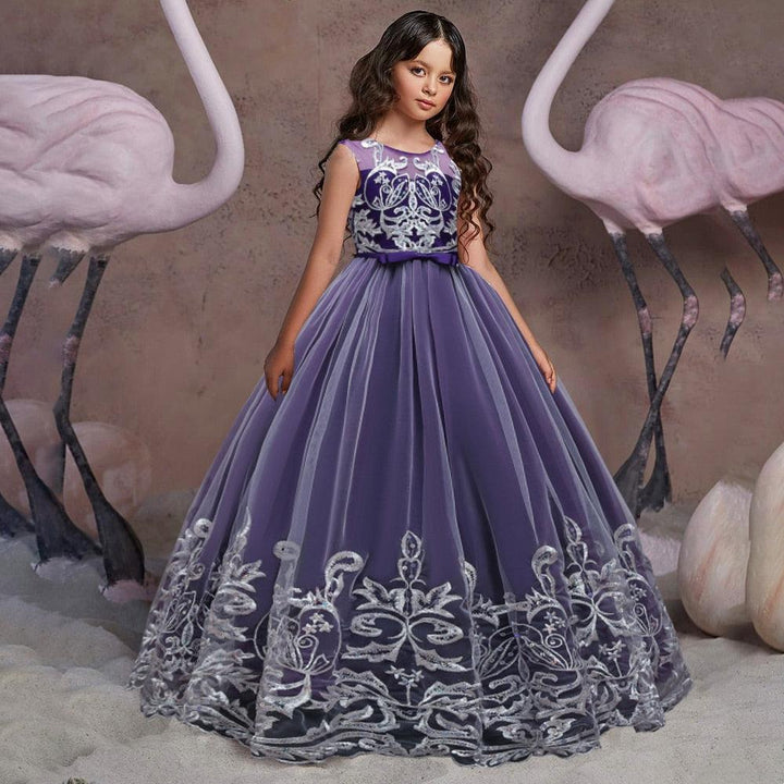 Puffy Tulle Lace Flower Girl  And Christening Dress BENNYS