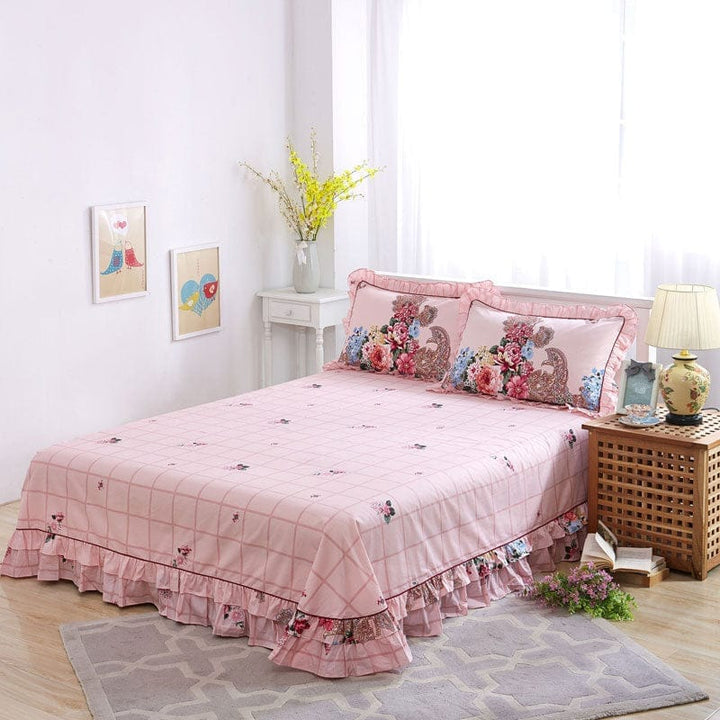 Pure Cotton Edge Rounded Ab Version Bed Sheet Pillowcase BENNYS