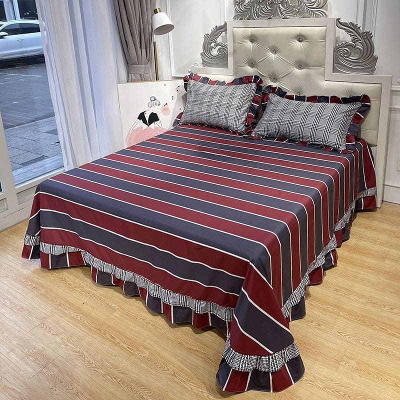 Pure Cotton Edge Rounded Ab Version Bed Sheet Pillowcase BENNYS
