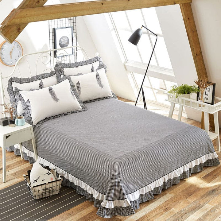 Pure Cotton Edge Rounded Ab Version Bed Sheet Pillowcase BENNYS