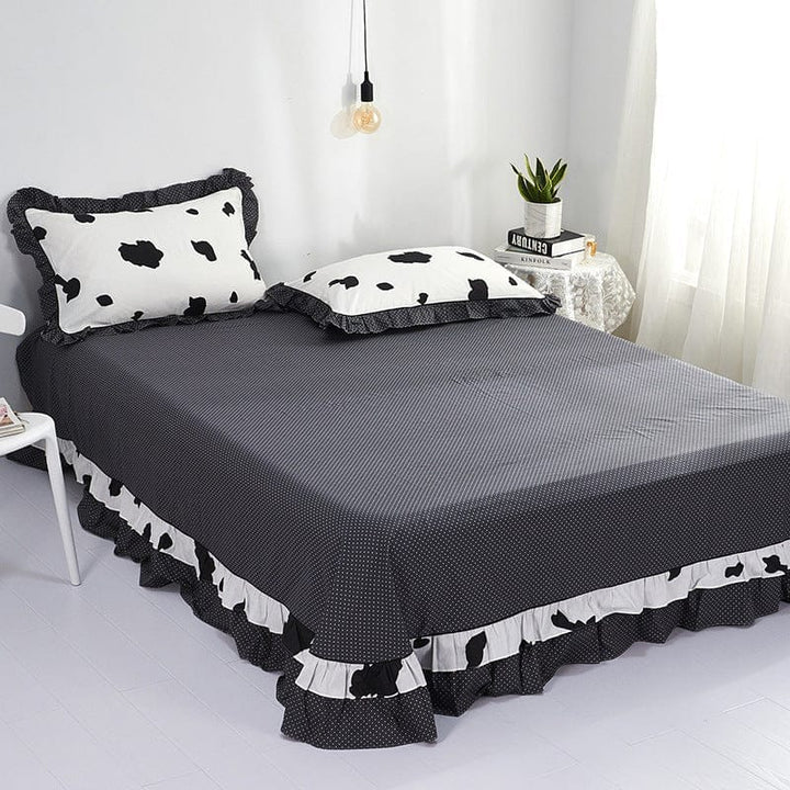 Pure Cotton Edge Rounded Ab Version Bed Sheet Pillowcase BENNYS