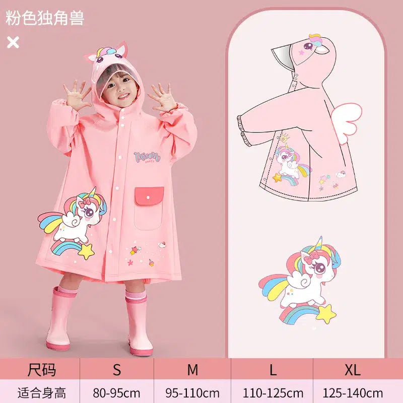 Waterproof Kids Raincoat Kindergarten Cartoon Suit-Suit-Bennys Beauty World