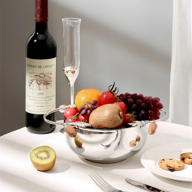 Stainless Steel Fruit Plates-Bowl-Arlik interiors