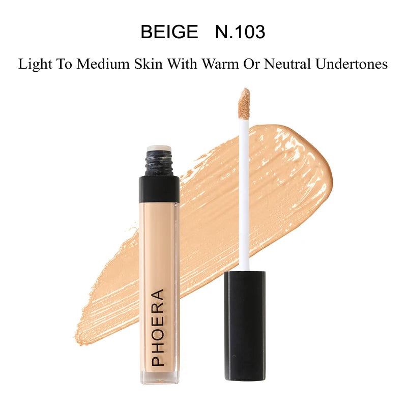 PHOERA 30ml Liquid Foundation Set Oil-control Concealer