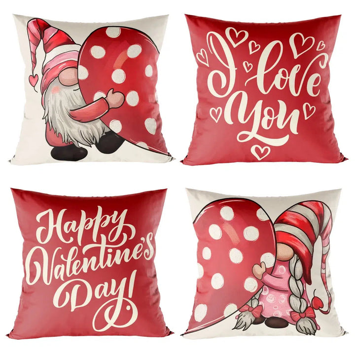 Throw Pillow Case Linen Cushion Cover